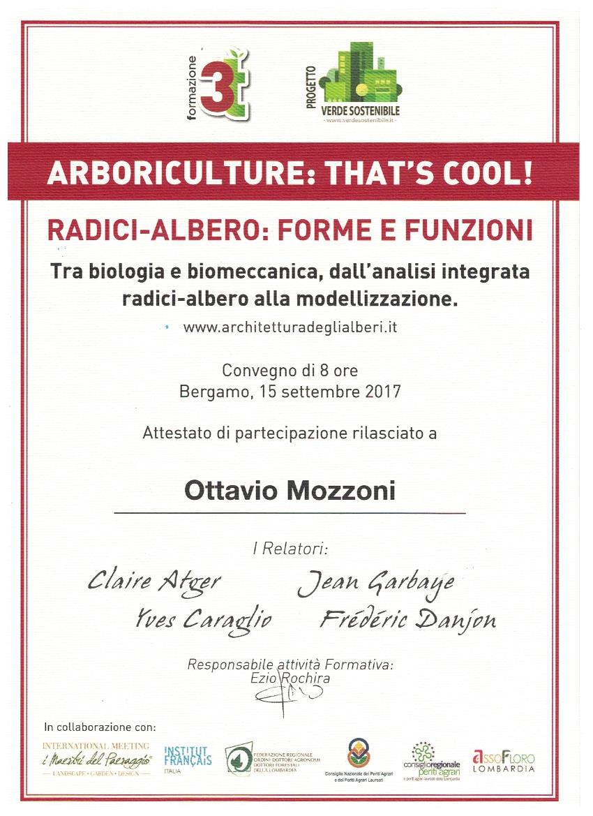 Convegno sulle radici con Con Claire Atger, Yves Caraglio, Jean Garbaye e Frederic Danjon