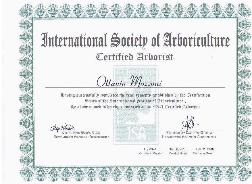 ISA Certified Arborist