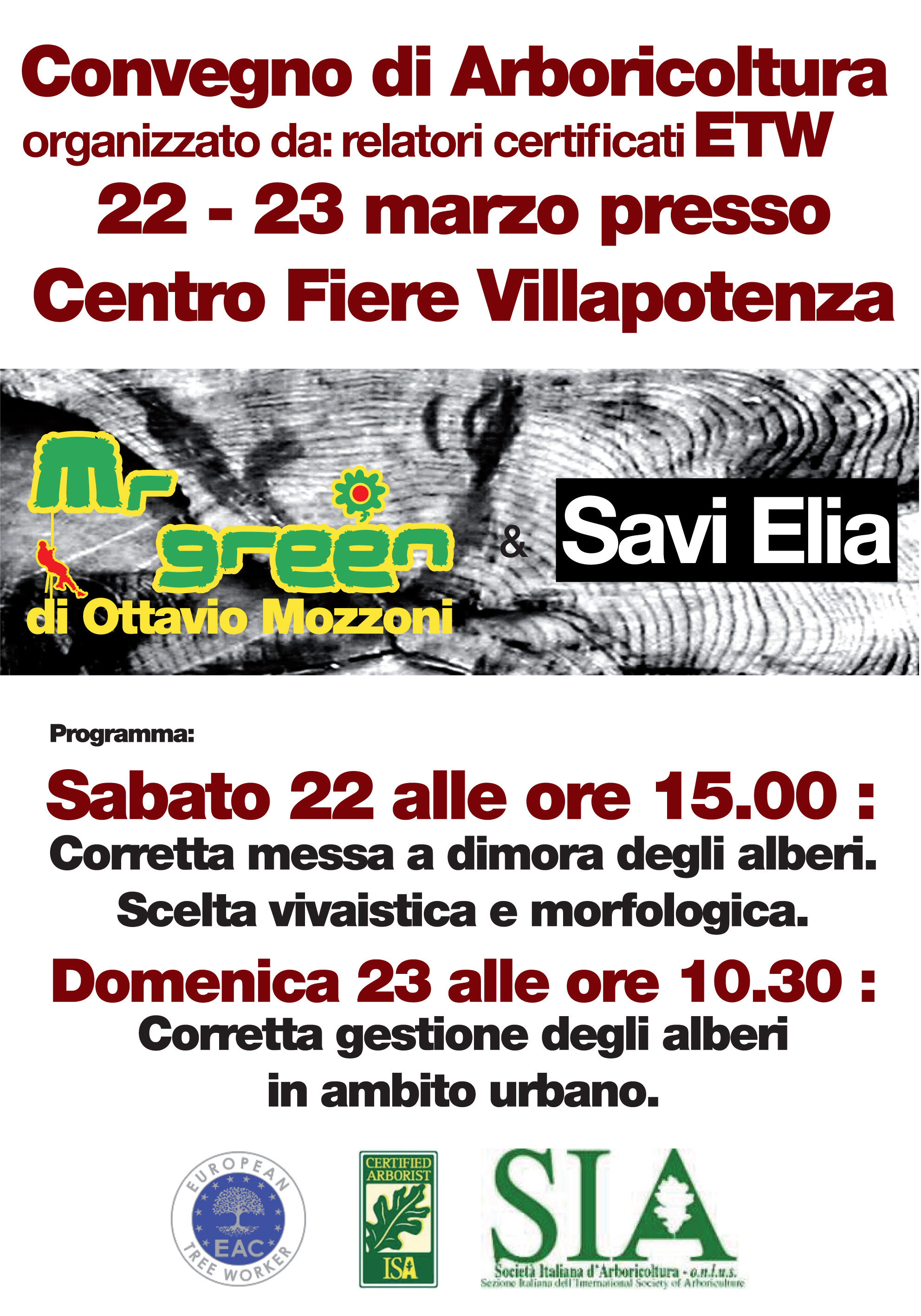 Convegno Arboricoltura - Fiera del Verde - Mr Green